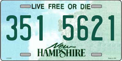 NH license plate 3515621
