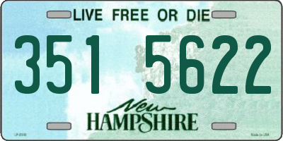NH license plate 3515622