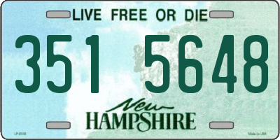 NH license plate 3515648