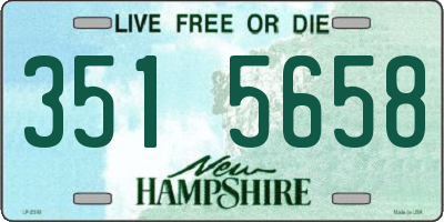 NH license plate 3515658