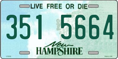 NH license plate 3515664