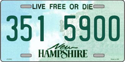 NH license plate 3515900