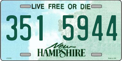 NH license plate 3515944