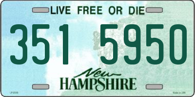 NH license plate 3515950