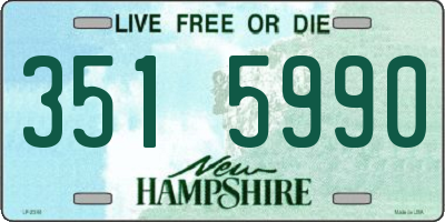 NH license plate 3515990