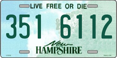 NH license plate 3516112