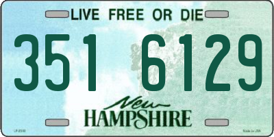 NH license plate 3516129