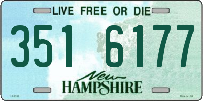 NH license plate 3516177