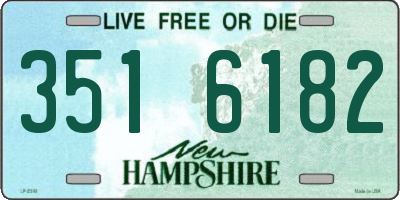 NH license plate 3516182