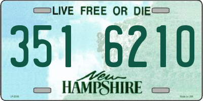 NH license plate 3516210