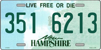 NH license plate 3516213