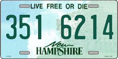 NH license plate 3516214