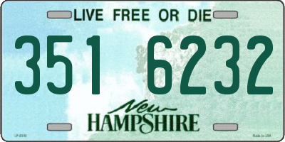 NH license plate 3516232