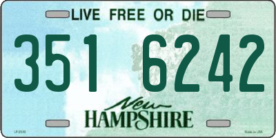 NH license plate 3516242