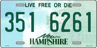 NH license plate 3516261