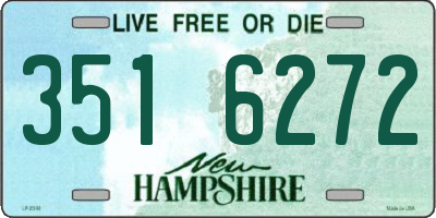 NH license plate 3516272