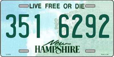 NH license plate 3516292