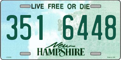 NH license plate 3516448