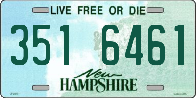 NH license plate 3516461