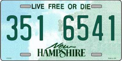 NH license plate 3516541
