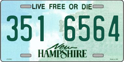 NH license plate 3516564
