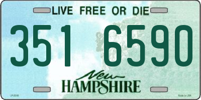 NH license plate 3516590