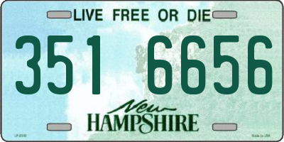 NH license plate 3516656