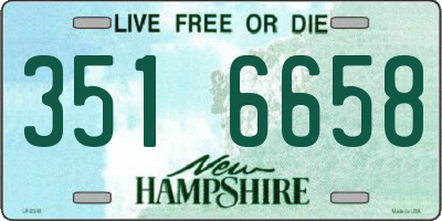 NH license plate 3516658