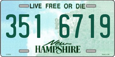 NH license plate 3516719