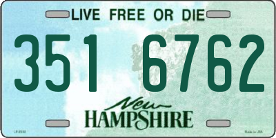 NH license plate 3516762