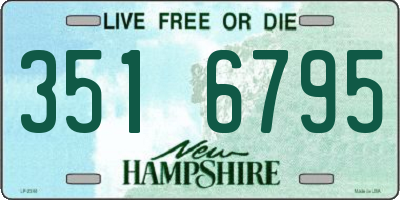 NH license plate 3516795
