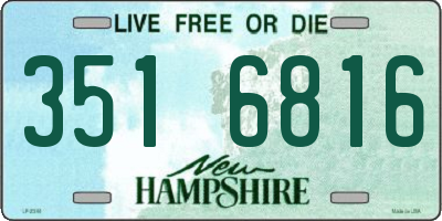 NH license plate 3516816