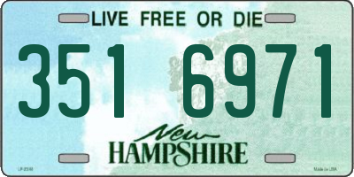NH license plate 3516971