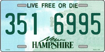 NH license plate 3516995
