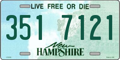 NH license plate 3517121