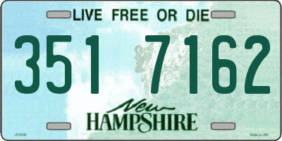 NH license plate 3517162