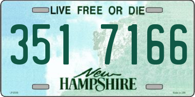 NH license plate 3517166