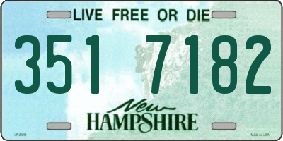 NH license plate 3517182