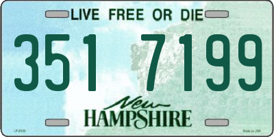 NH license plate 3517199