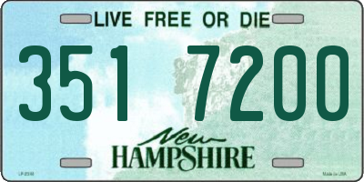 NH license plate 3517200