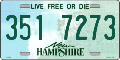 NH license plate 3517273