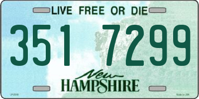 NH license plate 3517299