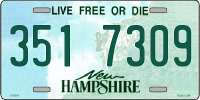 NH license plate 3517309