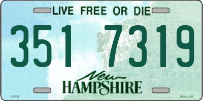 NH license plate 3517319