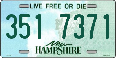 NH license plate 3517371