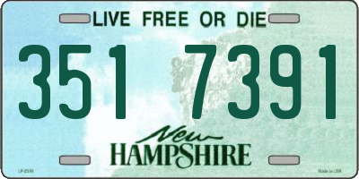NH license plate 3517391