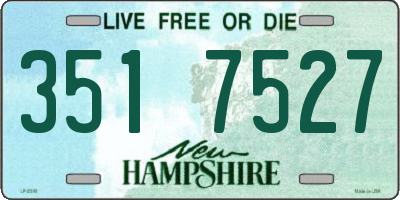 NH license plate 3517527