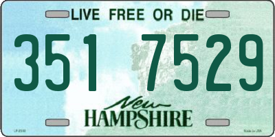 NH license plate 3517529