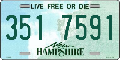 NH license plate 3517591