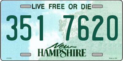 NH license plate 3517620